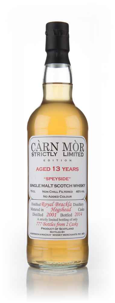 Royal Brackla 13 Year Old 2001 - Strictly Limited (Càrn Mòr)