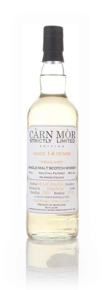 Royal Brackla 14 Year Old 2001 (bottled 2016) - Strictly Limited (Càrn Mòr)