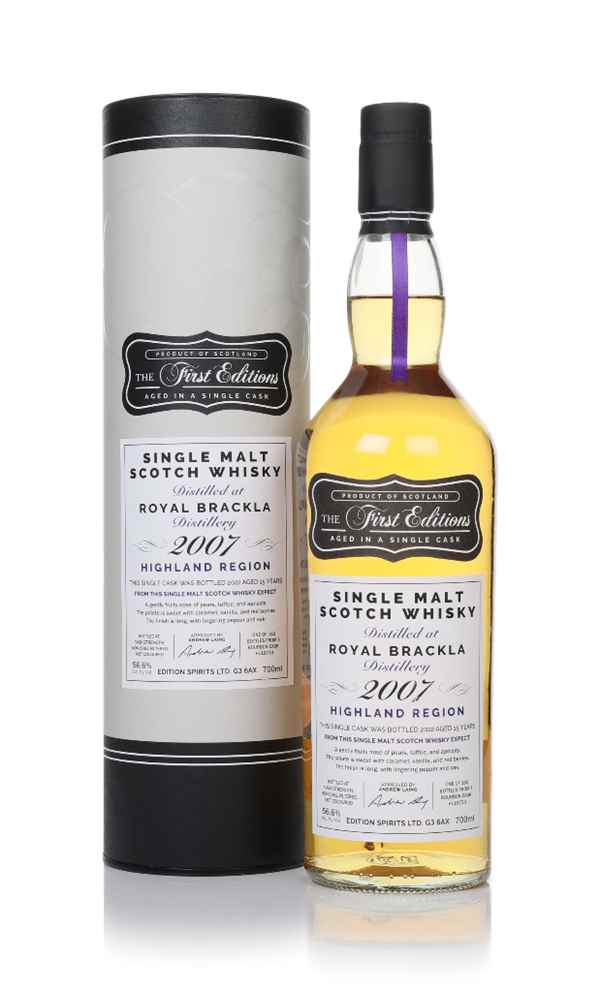 Royal Brackla 15 Year Old 2007 (cask 19733) - The First Editions (Hunter Laing)