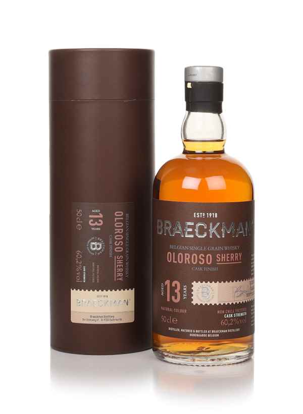 Braeckman 13 Year Old 2007 Single Grain Whisky (cask 284) - Oloroso Sherry Cask Finish