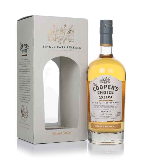Braeval 13 Year Old 2009 (cask 4147) - The Cooper's Choice (The Vintage Malt Whisky Co.)