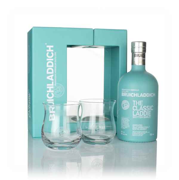 Bruichladdich The Classic Laddie Gift Pack with 2x Glasses