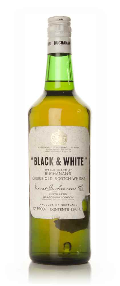 Black & White Scotch Whisky - 1960s/1970s