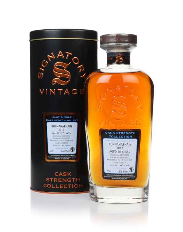 Bunnahabhain 10 Year Old 2012 (cask 900779) - Cask Strength Collection (Signatory)