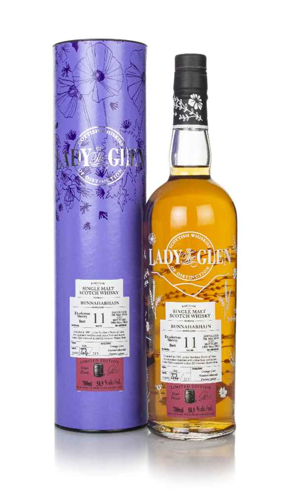 Bunnahabhain 11 Year Old 2010 (cask 554983) - Lady of the Glen (Hannah Whisky Merchants)