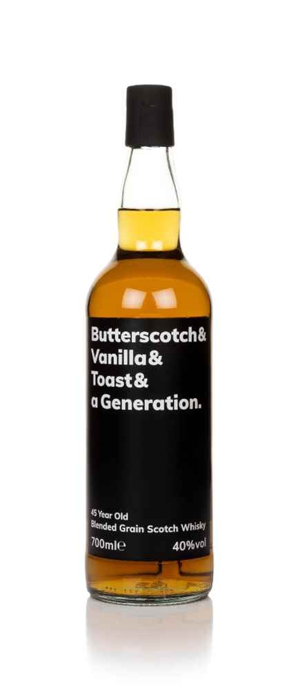 Butterscotch & Vanilla & Toast & A Generation 45 Year Old