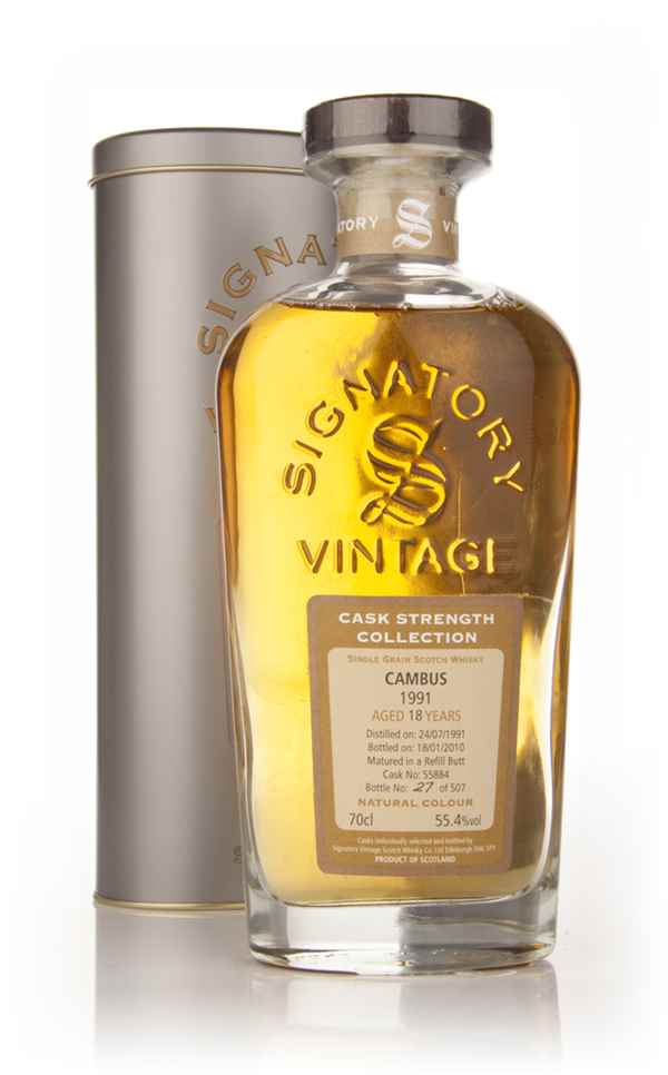 Cambus 18 Year Old 1991 (cask 55884) - Cask Strength Collection (Signatory)