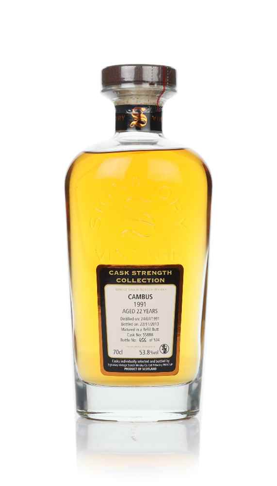 Cambus 22 Year Old 1991 (cask 55888) - Cask Strength Collection (Signatory)