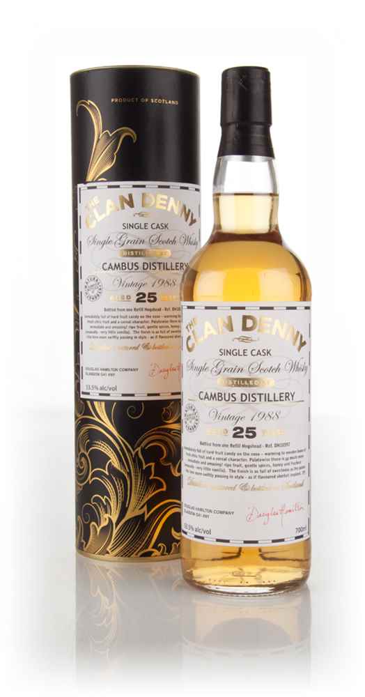 Cambus 25 Year Old 1988 (cask 10597) - The Clan Denny (Douglas Laing)