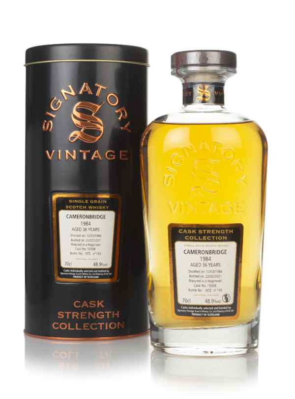 Cameronbridge 36 Year Old 1984 (cask  19308) - Cask Strength Collection (Signatory)