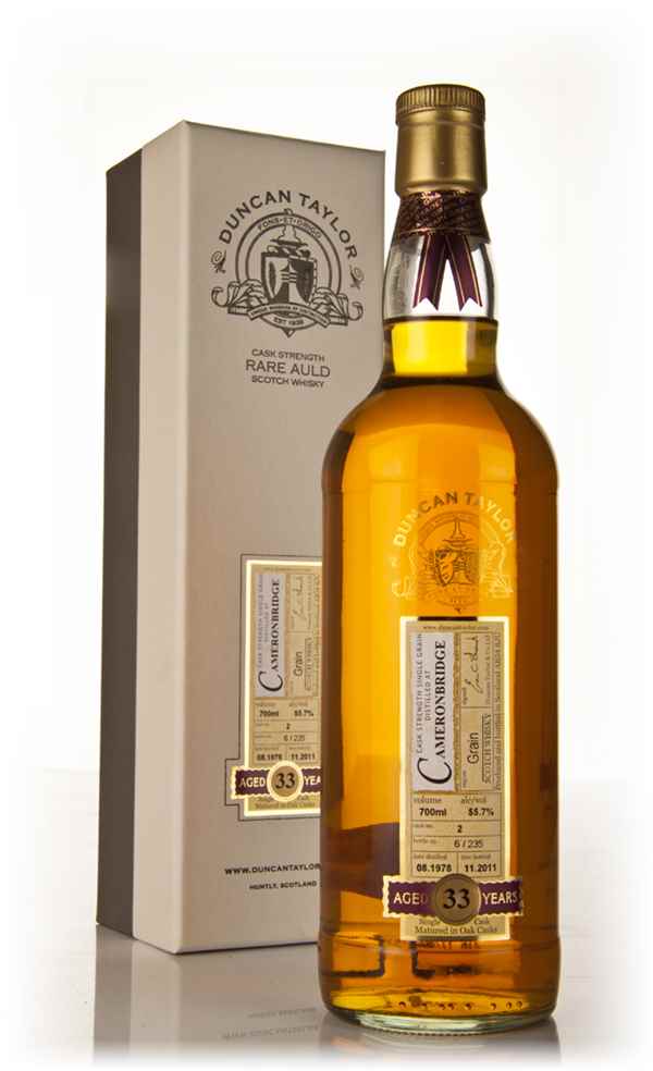 Cameronbridge 33 Year Old 1978 - Rare Auld (Duncan Taylor)