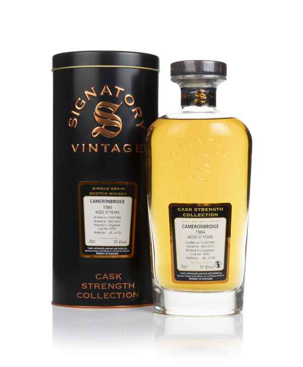 Cameronbridge 37 Year Old 1984 (cask 19297) - Cask Strength Collection (Signatory)