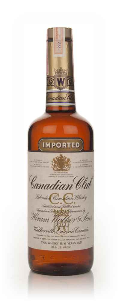 Canadian Club 6 Year Old Whisky - 1972