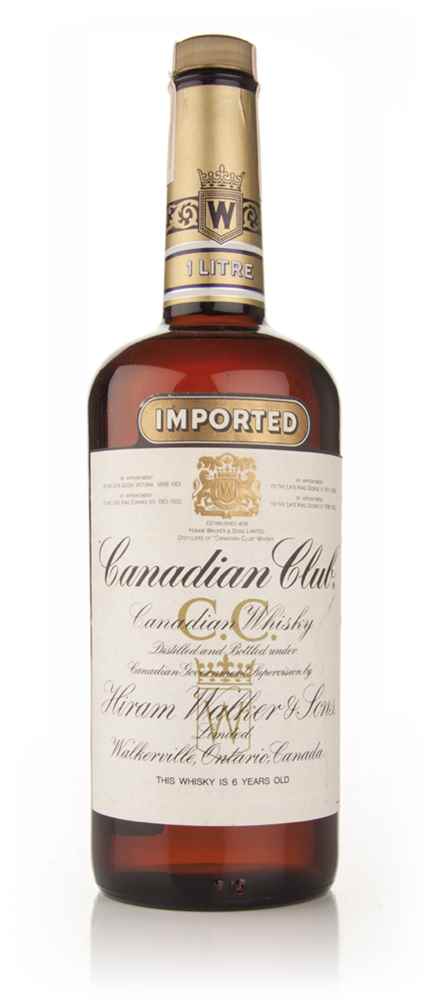 Canadian Club Whisky 6 Year Old (Old Bottling) 1l