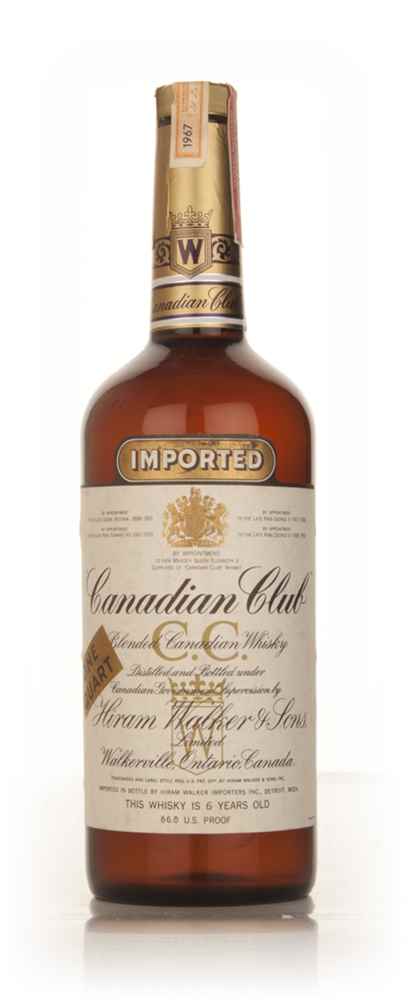 Canadian Club 6 Year Old Whisky 1l - 1967