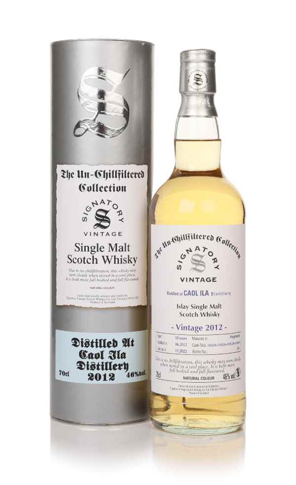 Caol Ila 10 Year Old 2012 (casks 318324, 318326, 318329 & 318343) Un-Chilfiltered Collection (Signatory)