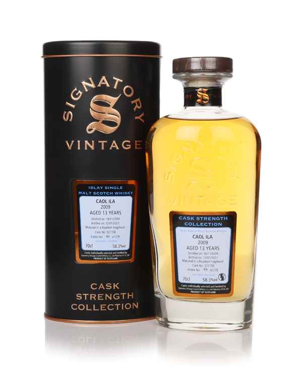 Caol Ila 13 Year Old 2009 (cask 321158) - Cask Strength Collection (Signatory)