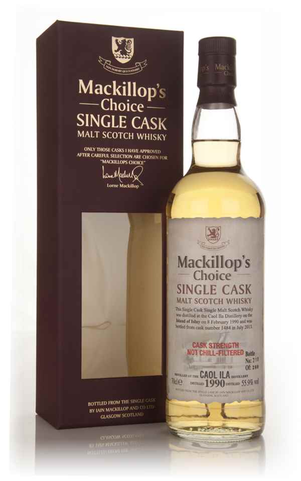 Caol Ila 23 Year Old 1990 (cask 1484) - Mackillop's Choice