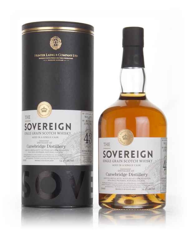 Carsebridge 43 Year Old 1973 (cask 12653) - The Sovereign (Hunter Laing)