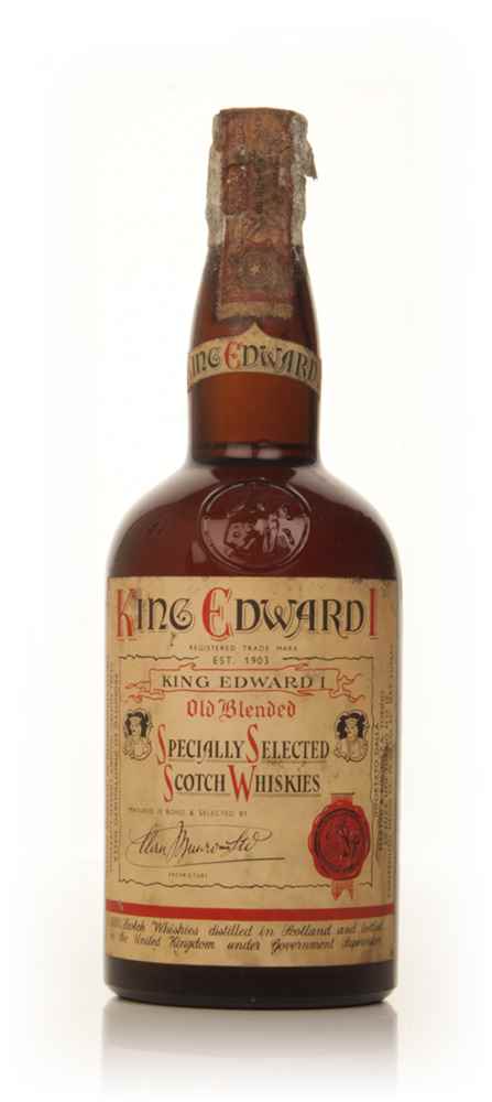 King Edward I Old Blended Whisky - 1950s
