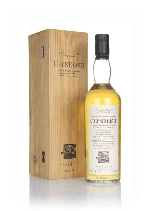 Clynelish 14 Year Old - Flora and Fauna (with Wooden Box) - 1990s