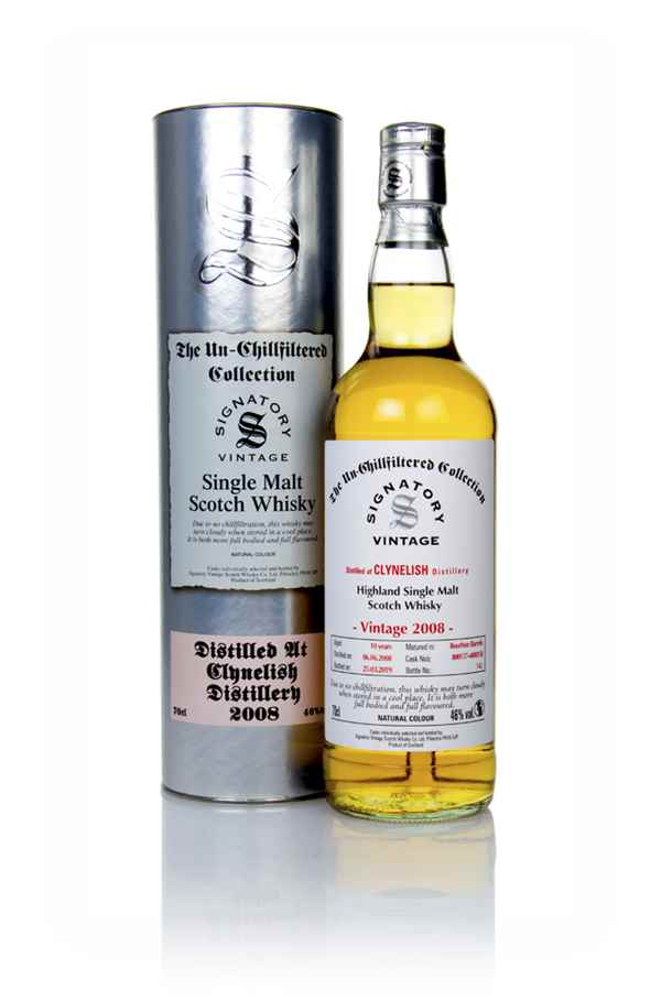 Clynelish 10 Year Old 2008 (cask 800128 & 800129) - Un-Chillfiltered Collection (Signatory)