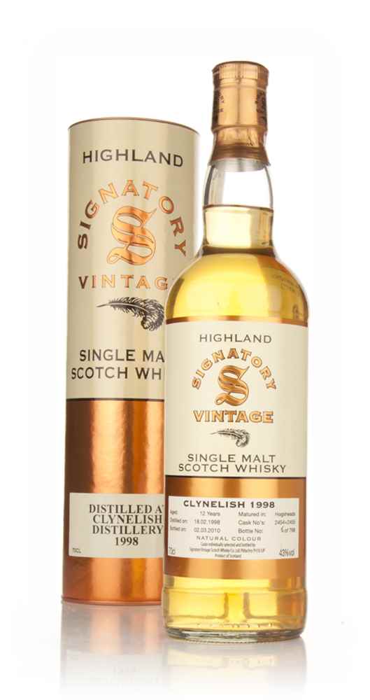Clynelish 12 Year Old 1998 (Signatory)