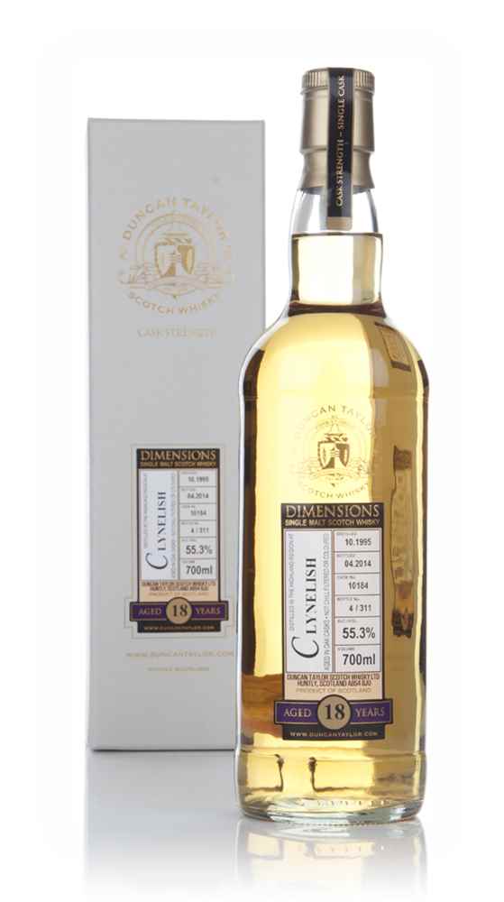 Clynelish 18 Year Old 1995 (cask 10184) - Dimensions (Duncan Taylor)