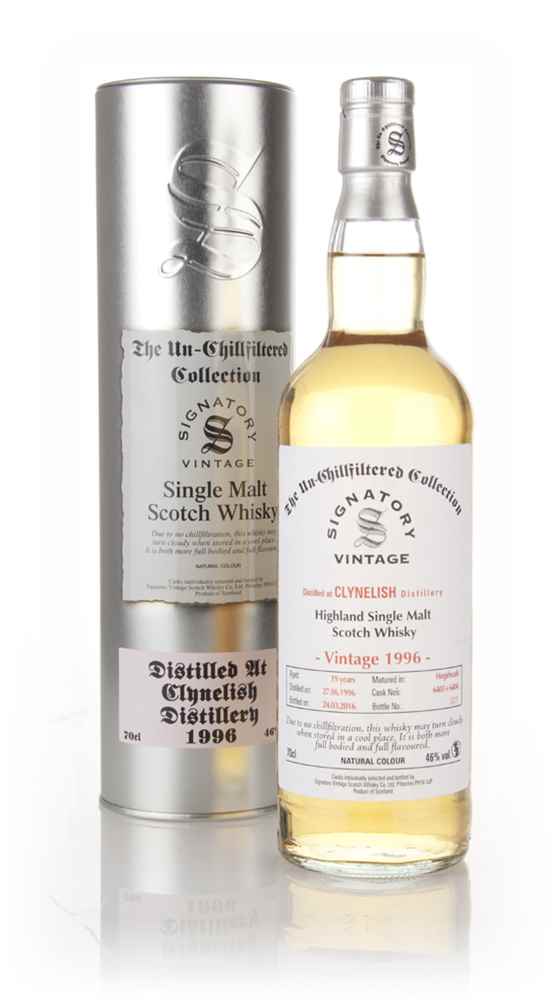 Clynelish 19 Year Old 1996 (cask 6403 + 6404) - Un-Chillfiltered (Signatory)