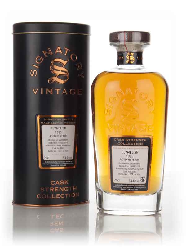 Clynelish 20 Year Old 1995 (cask 8687) - Cask Strength Collection (Signatory)