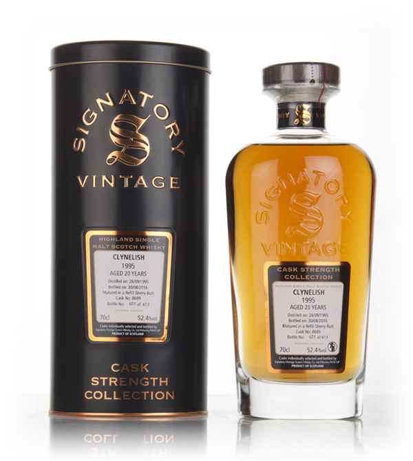 Clynelish 20 Year Old 1995 (cask 8689) - Cask Strength Collection (Signatory)