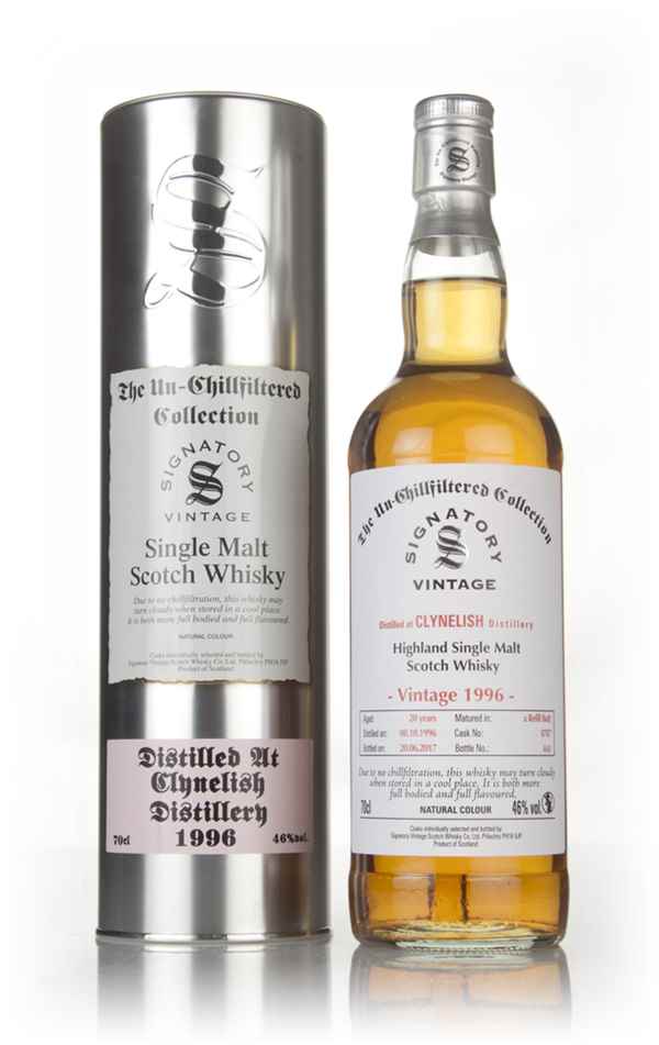 Clynelish 20 Year Old 1996 (cask 8787) - Un-Chillfiltered Collection (Signatory)