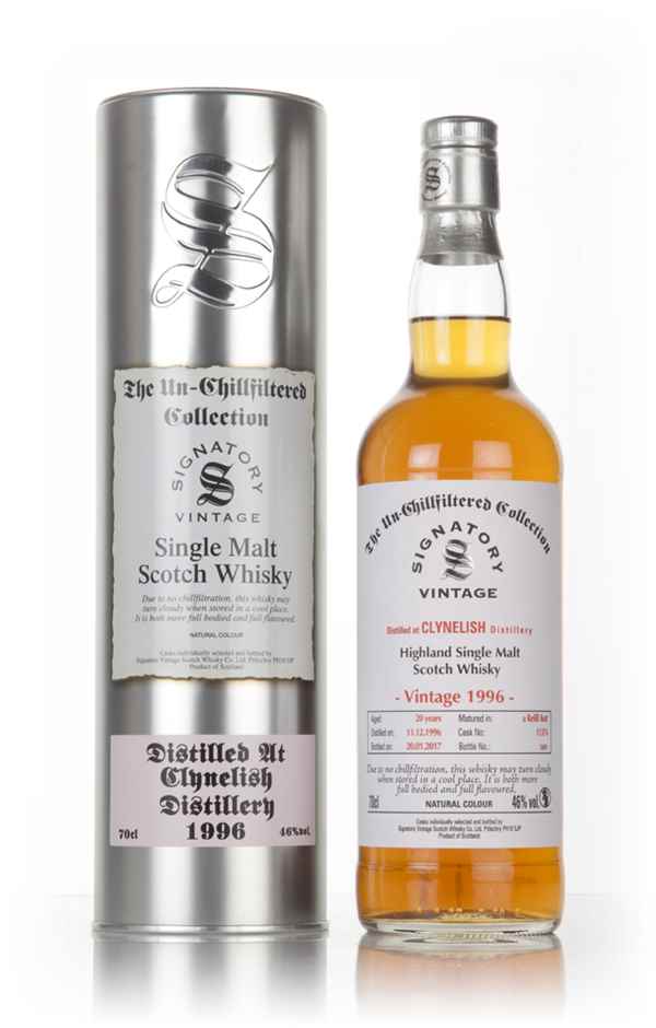 Clynelish 20 Year Old 1996 (casks 11376) - Un-Chillfiltered Collection (Signatory)