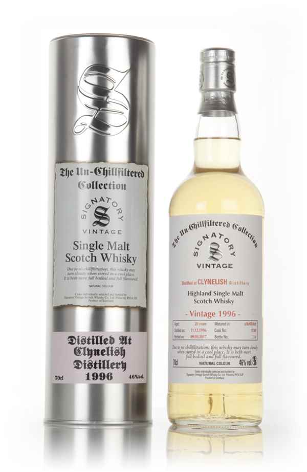 Clynelish 20 Year Old 1996 (casks 11380) - Un-Chillfiltered Collection (Signatory)