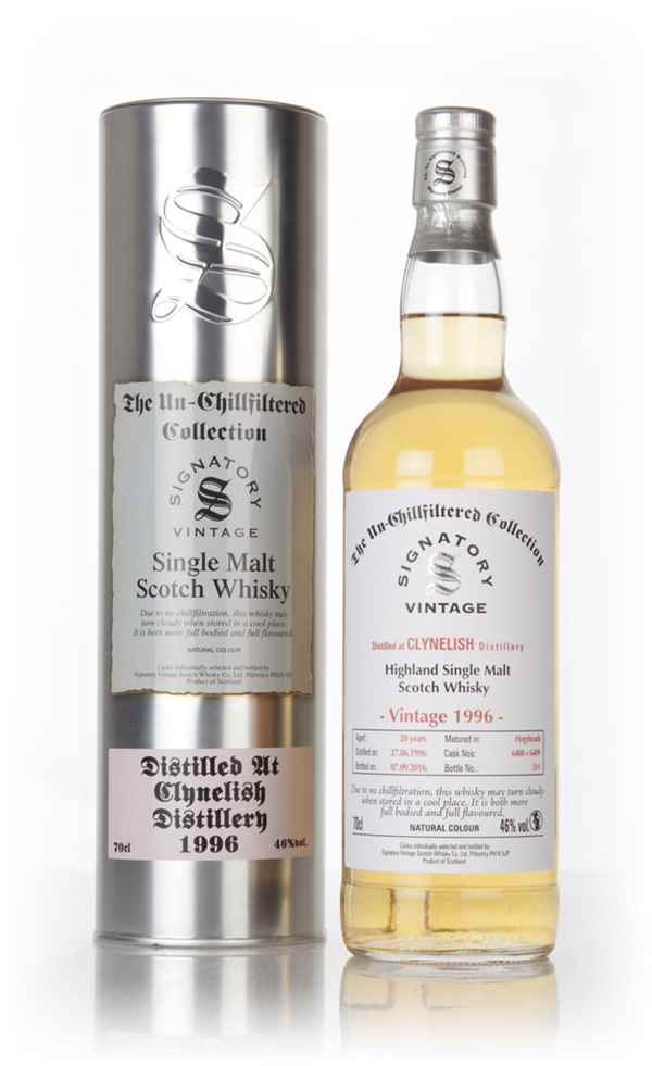 Clynelish 20 Year Old 1996 (casks 6408 & 6409) - Un-Chillfiltered Collection (Signatory)