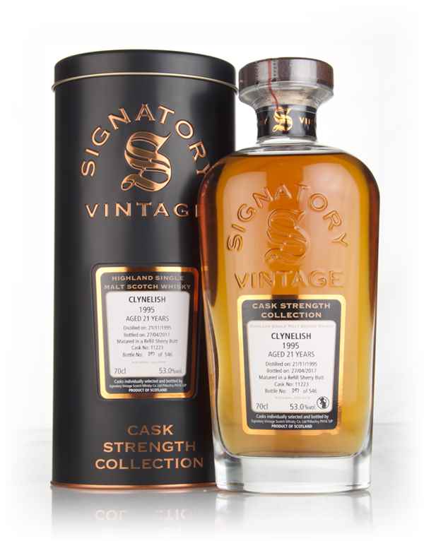 Clynelish 21 Year Old 1995 (cask 11223) - Cask Strength Collection (Signatory)