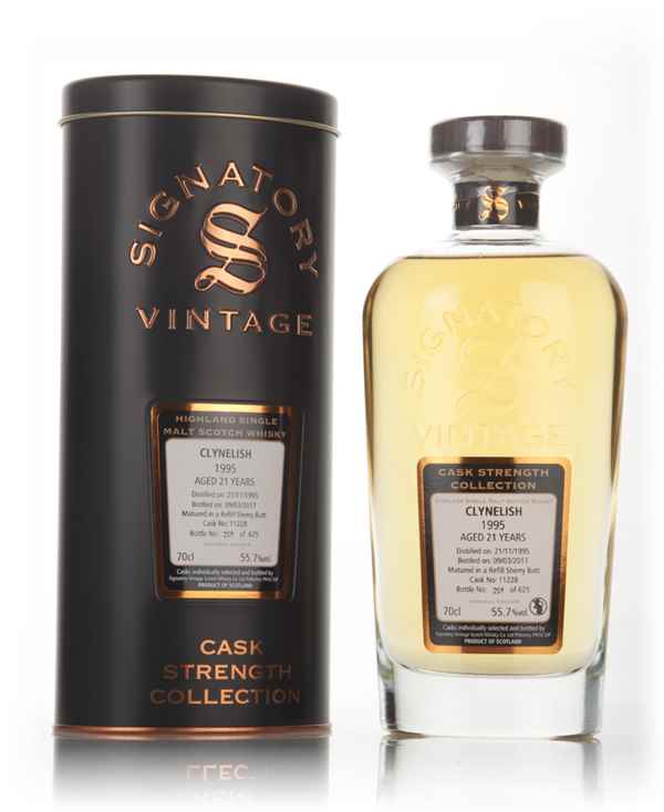 Clynelish 21 Year Old 1995 (cask 11228) - Cask Strength Collection (Signatory)