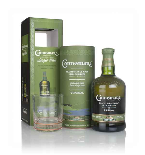 Connemara Peated Gift Pack with Glass