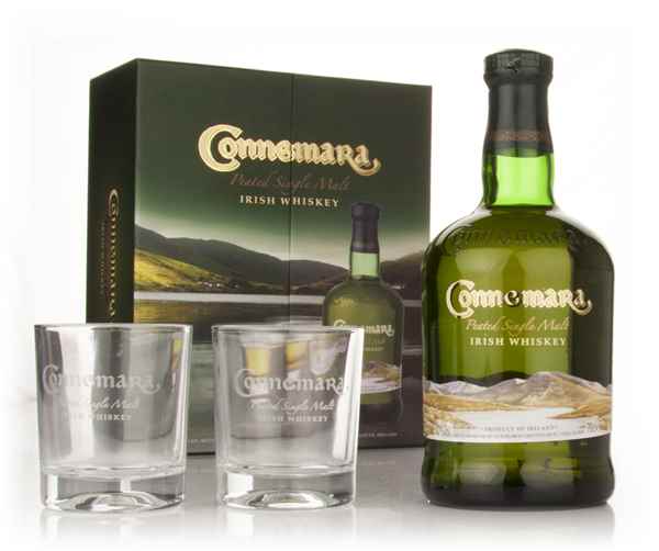 Connemara Peated Single Malt + 2 Glasses