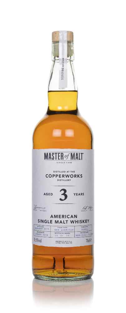 Copperworks 3 Year Old 2015 Single Cask (Master of Malt)
