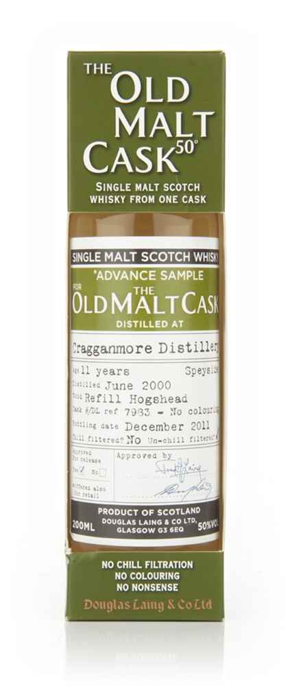 Cragganmore 11 Year Old 2000 - Old Malt Cask  (Douglas Laing)