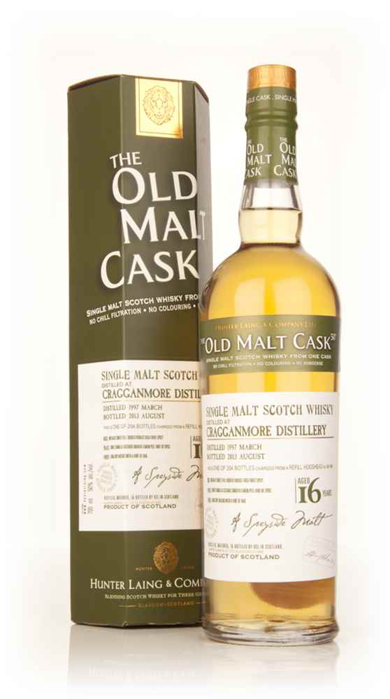 Cragganmore 16 Year Old 1997 (cask 9931) - Old Malt Cask (Hunter Laing)