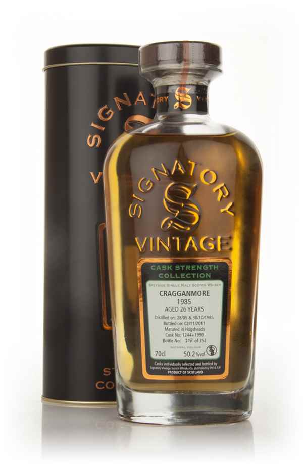 Cragganmore 26 Year Old 1985 Casks 1224 + 1990- Cask Strength Collection (Signatory)