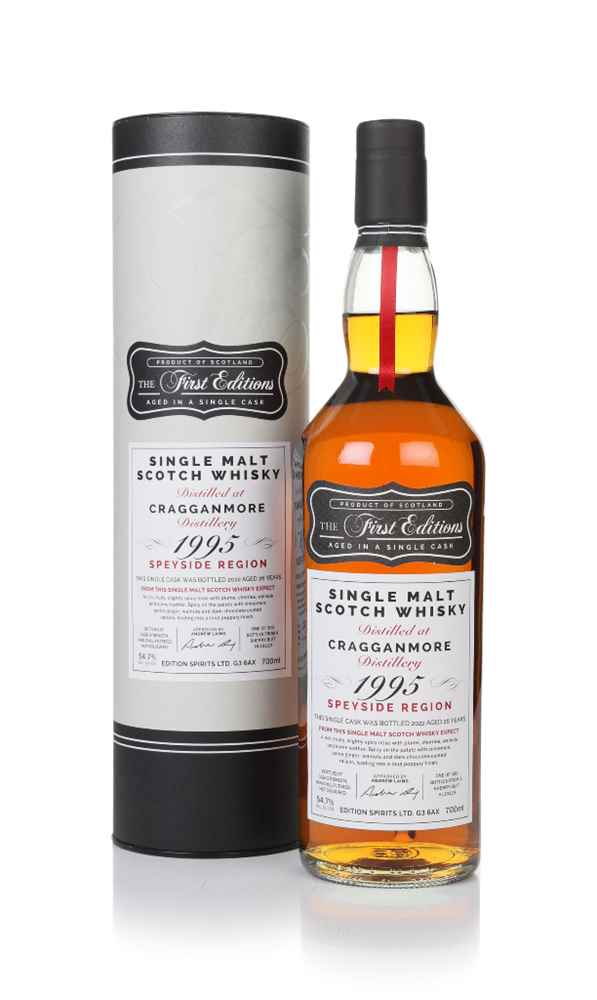 Cragganmore 26 Year Old 1995 (cask 19119) - The First Editions (Hunter Laing)