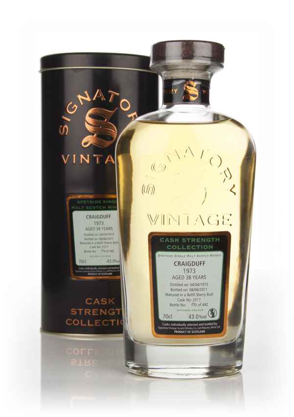 Craigduff 38 Year Old 1973 Cask 2517 - Cask Strength Collection (Signatory)