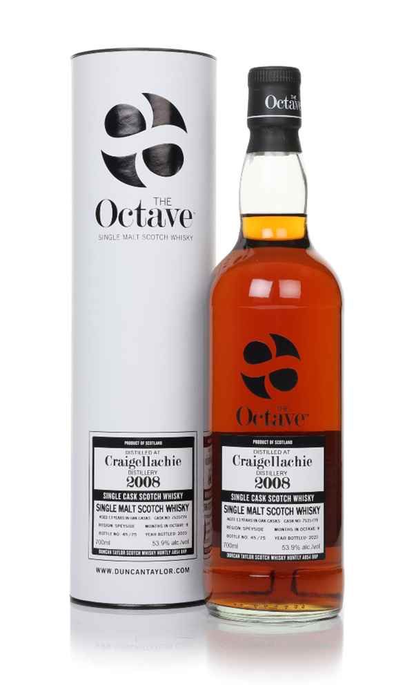 Craigellachie 13 Year Old 2008 (cask 7535729) - The Octave  (Duncan Taylor)