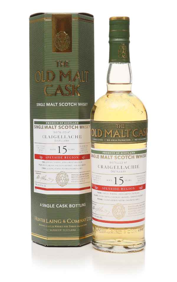 Craigellachie 15 Year Old 2007 (cask 19528) - Old Malt Cask (Hunter Laing)