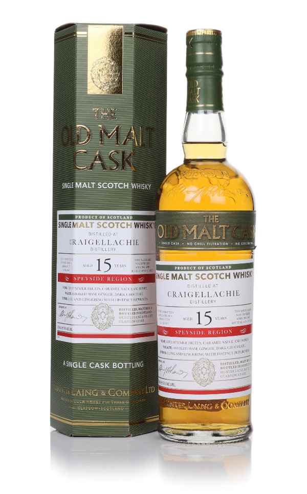 Craigellachie 15 Year Old 2007 (cask 19607) - Old Malt Cask (Hunter Laing)
