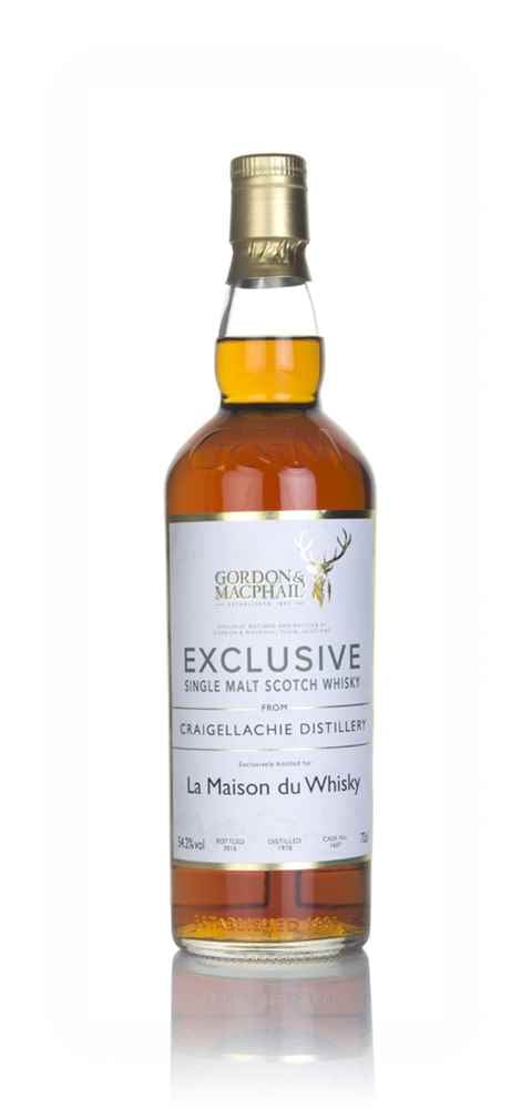 Craigellachie 46 Year Old 1970 (cask 1607) - Gordon & MacPhail (La Maison du Whisky 60th Anniversary)