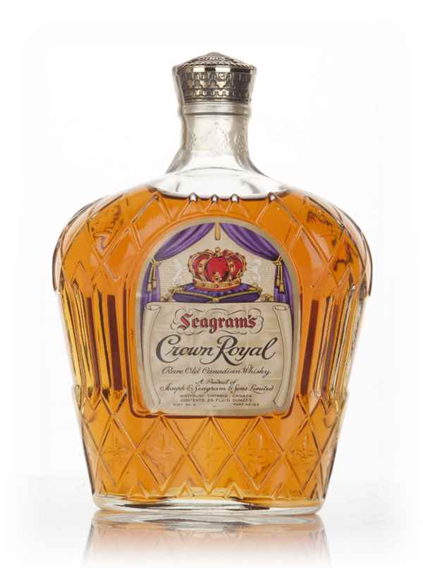 Seagram's Crown Royal Canadian Whisky - 1970s